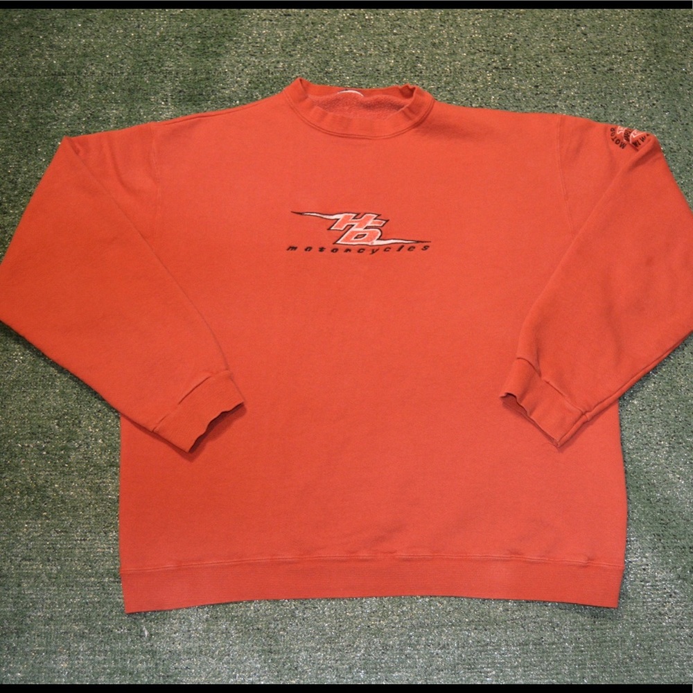 Vintage Harley Davidson Motorcycles Embroidered Crewneck!